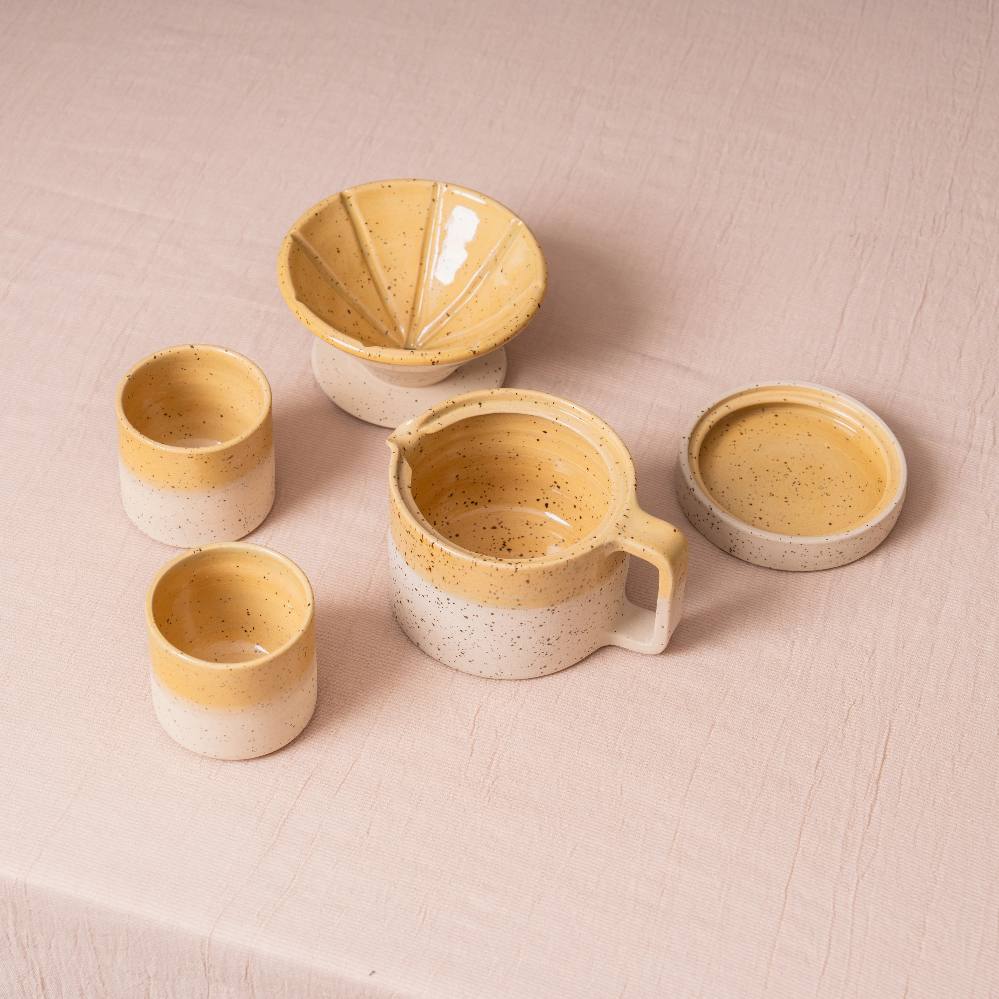 Güneş Sarısı Dripper Seti